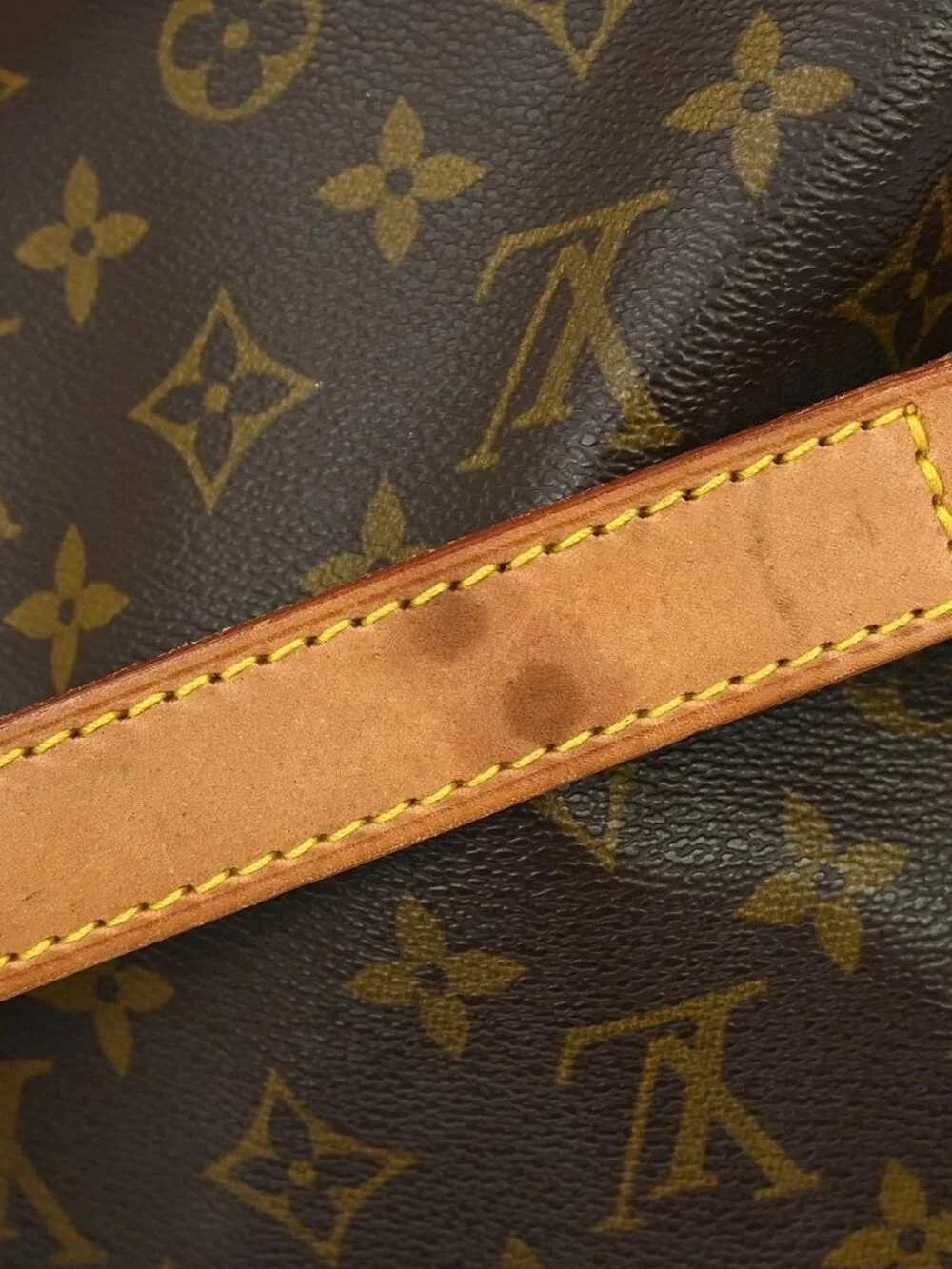 2 LOUIS VUITTON KEEPALL 50 BANDOULIERE HANDBAG - Picture 4 of 16